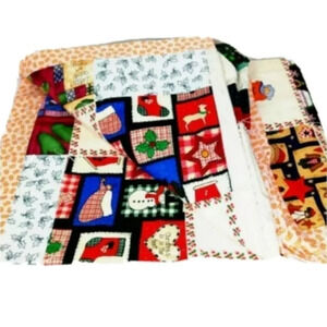 Lightweight Cotton Square Handmade Patchwork Quilt